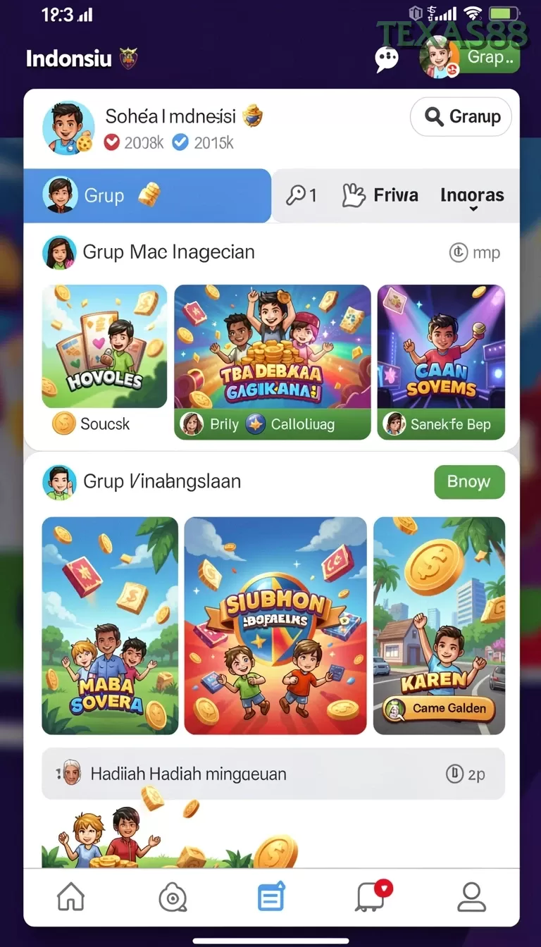 Cuplikan layar BEWOKWIN — pengaturan akun